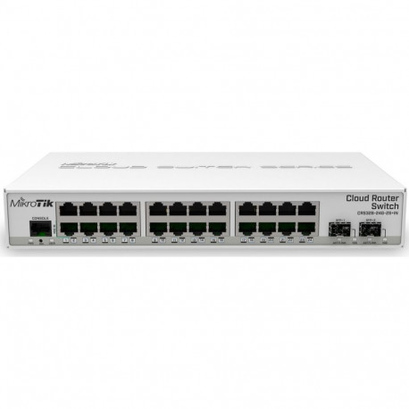 MIKROTIK võrgulüliti CRS326-24G-2S+IN 24xGig