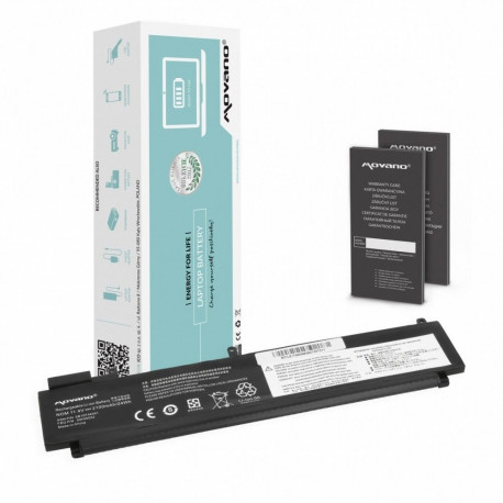 Battery L17L3P71 01AV478 for Lenovo Thinkpad T480s - 4650 mAh (54 Wh)