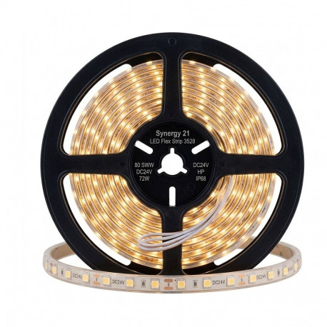 Synergy 21 painduv LED-riba 3528 - 80 SWW DC24V 72W HP IP68