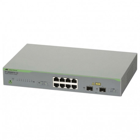 ALLIED Gigabit webSmart kommutaator 8x 10/100/1000TX + 2x SFP porti EU toitejuhe