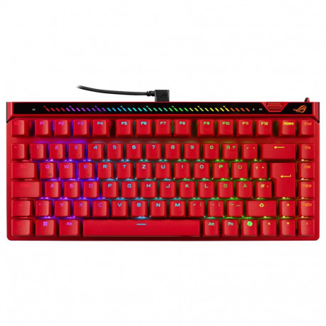 Asus ROG klaviatuur Falchion Ace 75 HE DE-paigutus ROG HFX V2, punane
