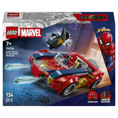 "LEGO 76336 Marvel Super Heroes Spider-Man Auto vs. Venomized Wolverine"
