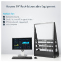 "2 Pfosten Schwerlast Rack - Open Frame Server Rack - 16HE"