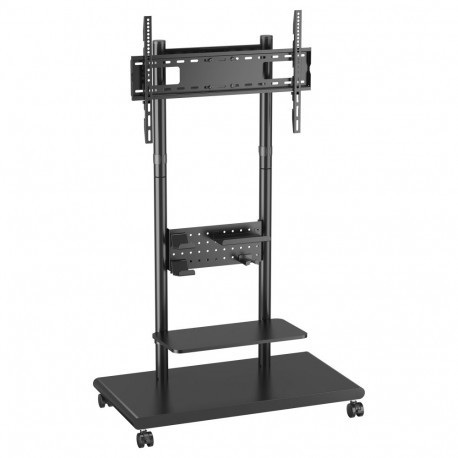 EQUIP põrandatugi 650635 min. 127cm (50") maks. 2,29m (90") VESA 600 x 400mm, kandevõime 60kg, must
