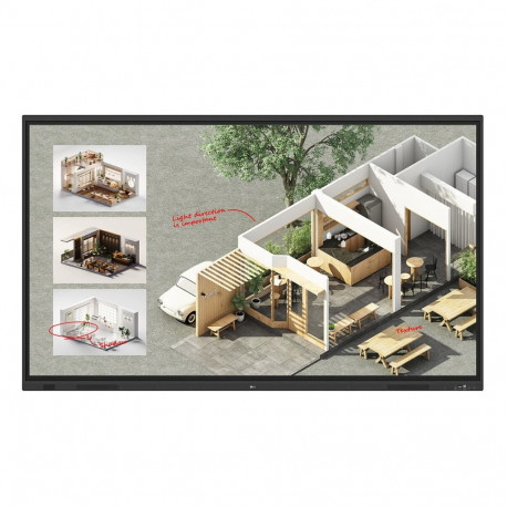 "2,18 m (86"") 3840 x 2160 Pixel LG 86TR3DQ-B 16:9 4K Ultra HD IPS 8 ms 60 Hz DP HDMI LAN WIFI Speak