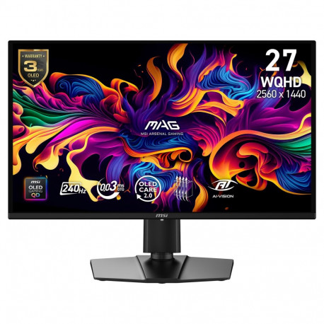 "67,3 cm (26.5"") 2560 x 1440 Pixel MSI 9S6-3CFA9T-001 16:9 Wide Quad HD OLED 0,03 ms 300 Hz HDR Dis