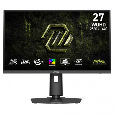 "68,6 cm (27"") 2560 x 1440 Pixel MSI 9S6-3CE49H-077 16:9 Wide Quad HD Rapid IPS 0,5 ms 320 Hz HDR D