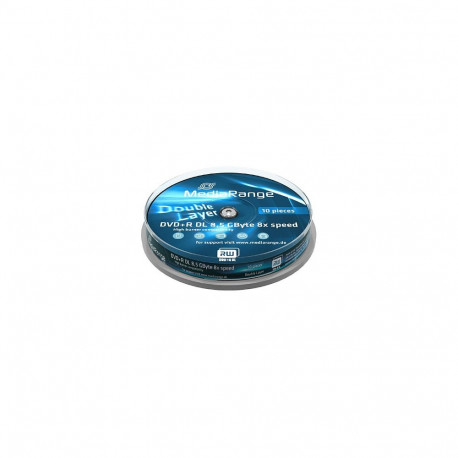"MEDIARANGE 10 x DVD+R DL - 8.5 GB (240 Min.) 8x"