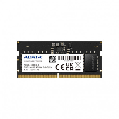 "8GB ADATA SO-DIMM 4800 (schwarz, AD5S48008G-S, Premier)"