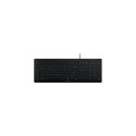 "CHERRY STREAM PROTECT KEYBOARD Corded US-Layout schwarz"