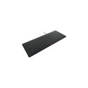 "CHERRY STREAM PROTECT KEYBOARD Corded US-Layout schwarz"
