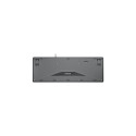 "CHERRY STREAM PROTECT KEYBOARD Corded US-Layout schwarz"