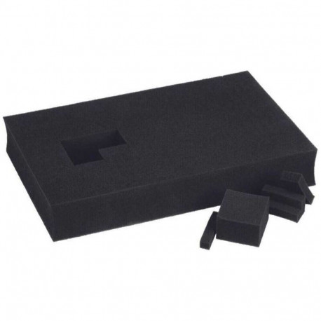 Einhell system case, grid foam, insert (black, for E-Case SC, E-Case S