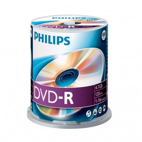 Philips DM4S6B00F/00 External DVD-R discs 4.7GB 100pcs
