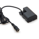 Caruba Canon LP E6 Full Decoding Dummy Batterij (rechte kabel)