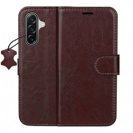 Smart Luxe leather case for Samsung Galaxy S25 brown
