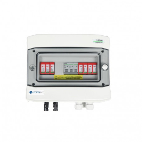 Dehn lülitusseadmele paigaldatav hermetiline DC/AC seade IP65 koos Dehn 1000V type 2 DC ülepingekait