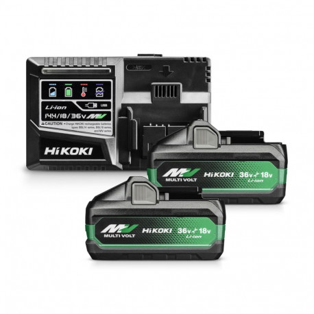 HIKOKI AKUMULATOR 36V 2,5Ah BSL36A18X 2szt. +ŁADOWARKA UC18YSL3 WHZ