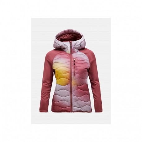 PEAK PERFORMANCE naiste sulejope W Helium Aop Down Hybrid Hood XL, mitmevärviline