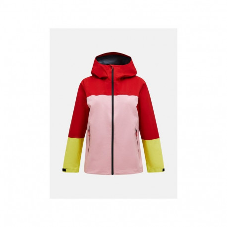 Kurtka damska PEAK PERFORMANCE W Trail Hipe 2.5L Shell Jacket kolor czerwony - XS