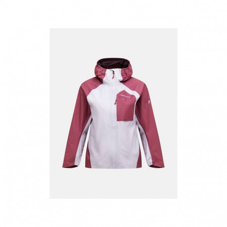 Kurtka damska PEAK PERFORMANCE W Trail Hipe 3L Shell Jacket kolor szary - XS
