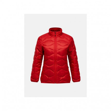 Kurtka damska puchowa PEAK PERFORMANCE W Helium Down Jacket kolor czerwony - S