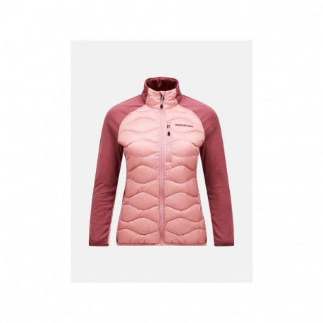 Kurtka damska puchowa PEAK PERFORMANCE W Helium Hybrid Down Jacket kolor różowy - M