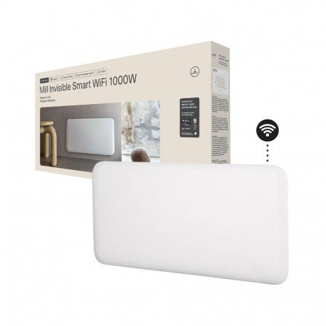 Mill Invisible Smart WiFi Heater | PA1000WIFI4 | Panel Heater | 1000 W | Suitable for rooms up to 12