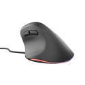 VERTICAL MOUSE NATEC CRAKE 2 PRO 12800DPI PROGRAMMABLE OPTICAL BLACK