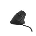 VERTICAL MOUSE NATEC CRAKE 2 PRO 12800DPI PROGRAMMABLE OPTICAL BLACK