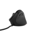 VERTICAL MOUSE NATEC CRAKE 2 PRO 12800DPI PROGRAMMABLE OPTICAL BLACK