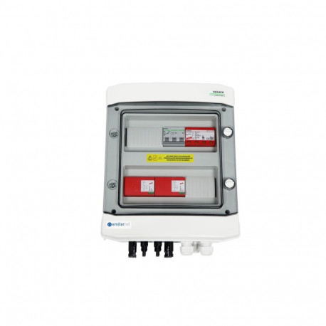 Dehn lülitusseade EMITTER hermeetiline IP65 DC-ülepinge kaitse 1000V type 1+2 2 x PV-string 2 x MPPT