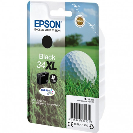 Epson tindikassett 34XL DURABrite Ultra üksik golfipall, must