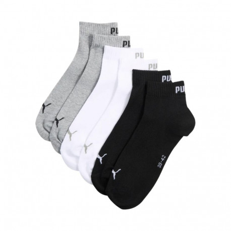 Skarpety Puma Quarter Plain 3pak czarne, białe, szare 938589 17 35-38