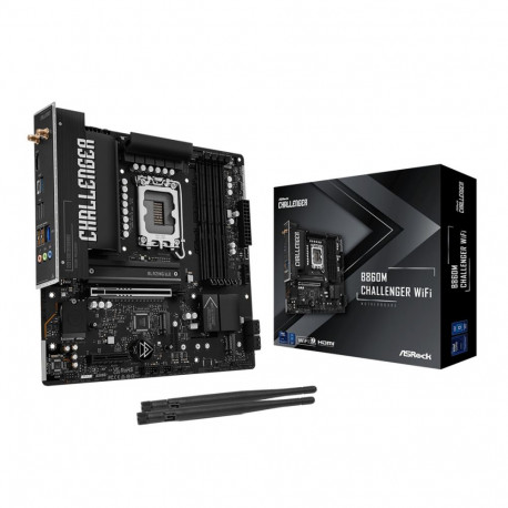 Asrock emaplaat B860M Challenger WiFi Intel B860 LGA 1851 (Socket V1) micro ATX