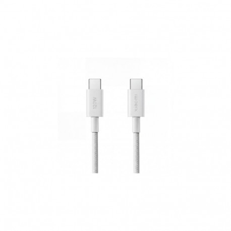 Xiaomi 6A Braided USB-C to USB-C Cable 1m, White