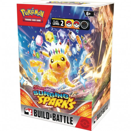 Trading Card Game - Pokémon TCG Scarlet and Violet Surging Sparks Build and Battle Box