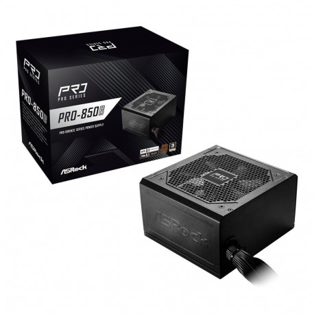 Power Supply Unit - ASRock PRO-850B 850W 80 PLUS Bronze ATX Black