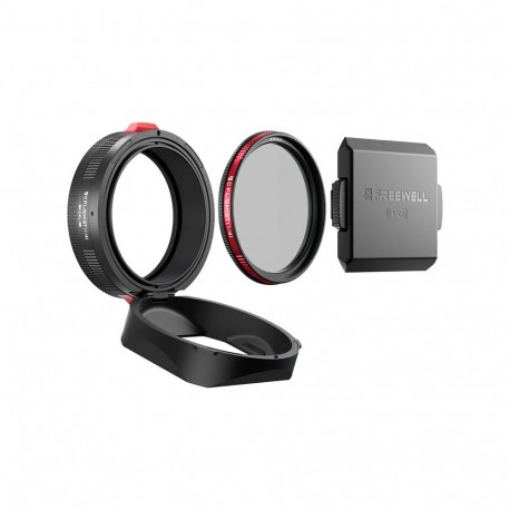Camera Accessory - Freewell Sunshield for Fuji X100 Series with CPL/Black Mist Filter - Black