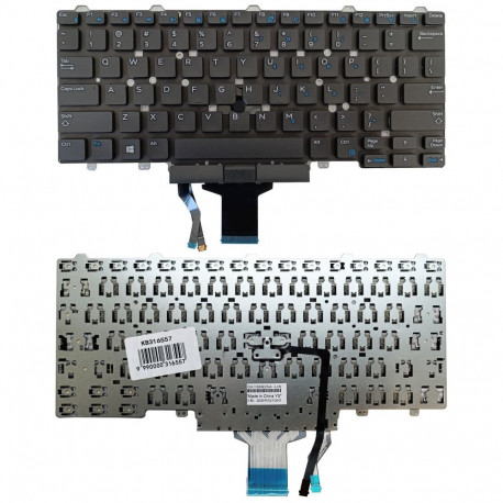 Keyboard - Dell Latitude E3340 E5450 E7450 Trackpoint US Black
