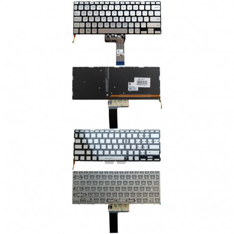 Keyboard - ASUS X409 A412 R423 Backlit US Layout Silver
