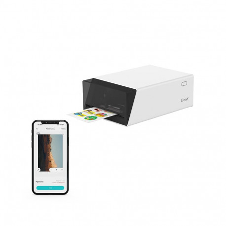 Printer - Liene Pix Cut 2-in-1 Portable Photo Printer, 300 DPI, Bluetooth