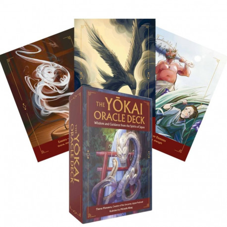Oracle Card Deck - The Yokai Oracle Cards (Adams Media, 60 cards, plastic-coated)