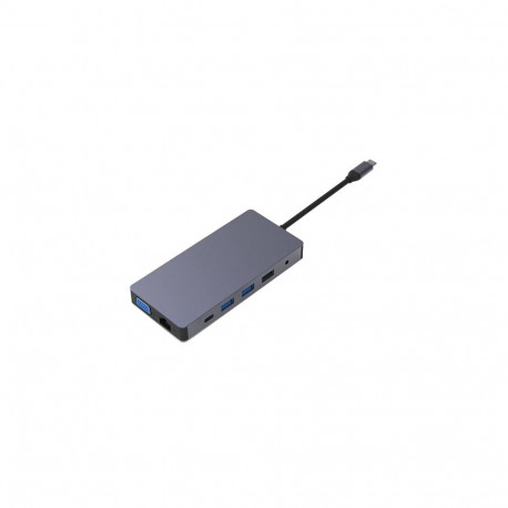 Adapter - Extra Digital USB Type-C Hub 2x HDMI, VGA, LAN, 3x USB-A, SD, TF, PD100W