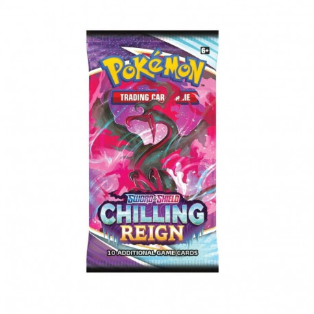 Trading Card - Pokémon Sword & Shield Chilling Reign Booster Pack 10 Cards