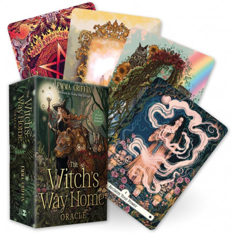 Oracle Card Deck - The Witch's Way Home Oracle Cards (Hay House, 44 cards, guidebook)