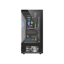 Computer Case - darkFlash DS950V Midi Tower ATX/ITX, 6 Fans, IPS Display, Black