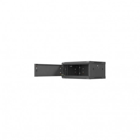 Wall Mounted Rack - Lanberg WF01-6404-00B 4U Rack Cabinet (60 kg, metal, ventilation fans) Black
