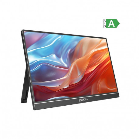 Monitor - Arzopa A1 15.6" FHD IPS Portable Monitor USB-C Black
