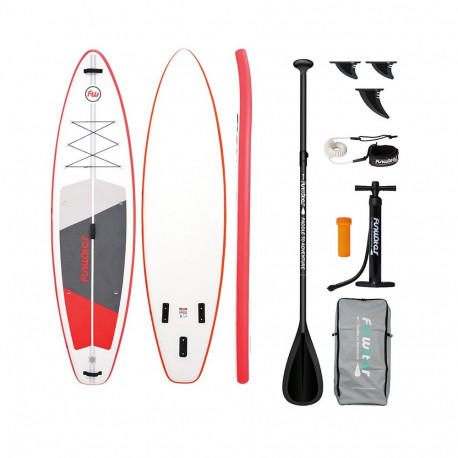 Water Sports Equipment - FunWater SUPFW69C Inflatable Paddleboard 3.35m Red-White